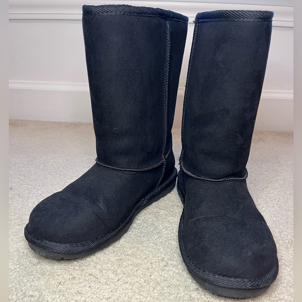 ARIZONA JEAN CO Womens Flat Heel Black Winter Boots Size 7M